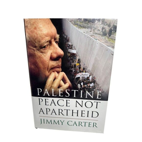 Jimmy Carter Signed Full Name Book Palestine Peace Not Apartheid JSA COA Rare - Picture 2 of 9